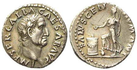 Galba (68-69), Denarius, Rome, c. July 68-January 69; AR (g 3,32; mm 18,35)