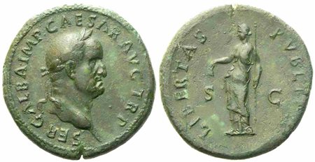 Galba (68-69), Sestertius, Rome, October AD 68; Æ (g 26,89; mm 34)