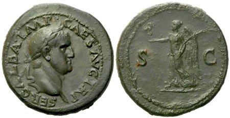 Galba (68-69), Sestertius, Rome, November AD 68; Æ (g 25,95; mm 35)