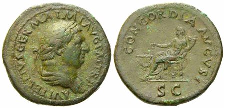 Vitellius (69), Dupondius, Rome, late April-20 December AD 69; Æ (g 14,10; mm 28,9)