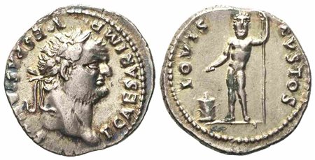 Titus Caesar, Denarius struck under Vespasian, Rome, AD 76; AR (g 2,95; mm 19,03)