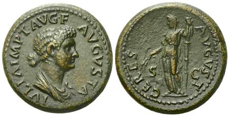 Julia Titi, Dupondius struck under Titus, Rome, c. AD 80-81; Æ (g 14,50; mm 27)