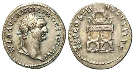 Domitian (81-96), Denarius, Rome, AD 81; AR (g 3,15; mm 18,45)