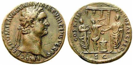 Domitian (81-96), As, Rome, AD 88; Æ (g 10,92; mm 28)