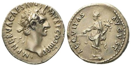 Nerva (96-98), Denarius, Rome, AD 97; AR (g 3,47; mm 17,3)