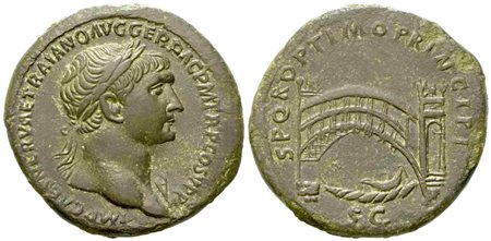 Trajan (98-117), Sestertius, Rome, c. AD 107-109; Æ (g 26,93; mm 35)