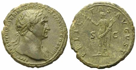 Trajan (98-117), As, Rome, AD 112-114; Æ (g 9,35; mm 27)