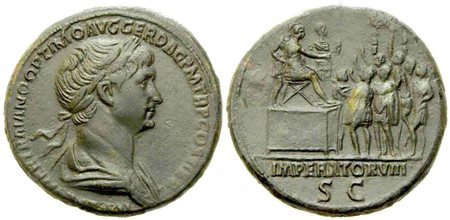 Trajan (98-117), Sestertius, Rome, AD 114-117; Æ (g 25,71; mm 33)