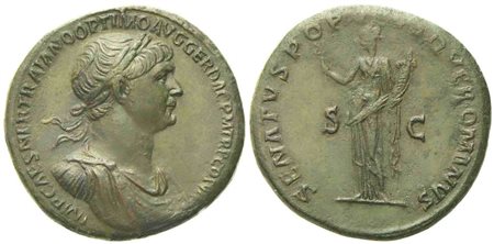 Trajan (98-117), Sestertius, Rome, AD 114-117; Æ (g 28,80; mm 33)