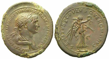 Trajan (98-117), As, Rome, AD 114-117; Æ (g 11,15; mm 31)