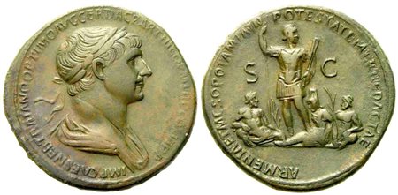 Trajan (98-117), Sestertius, Rome, AD 116-117; Æ (g 24,55; mm 34)