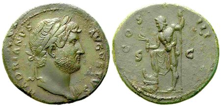 Hadrian (117-138), Sestertius, Rome, AD 124-127; Æ (g 25,64; mm 35)