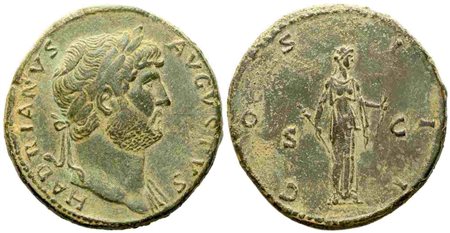 Hadrian (117-138), Sestertius, Rome, AD 124-127; Æ (g 31,14; mm 33)