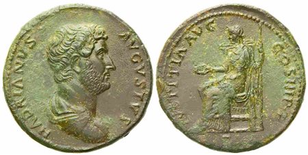 Hadrian (117-138), Sestertius, Rome, AD 129-130; Æ (g 21,10; mm 32)