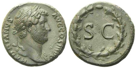 Hadrian (117-138), Dupondius or As, Rome, AD 130-138; Æ (g 12,55; mm 25)