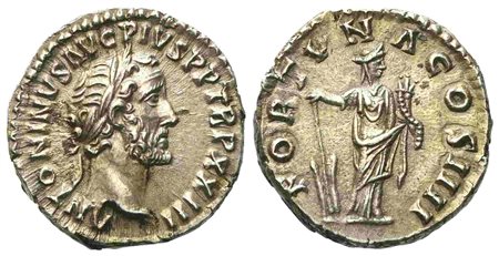 Antoninus Pius (138-161), Denarius, Rome, AD 159-160; AR (g 3,22; mm 16,5)