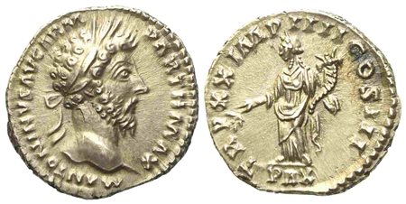 Marcus Aurelius (138-161), Denarius, Rome, AD 166; AR (g 3,45; mm 17,7)