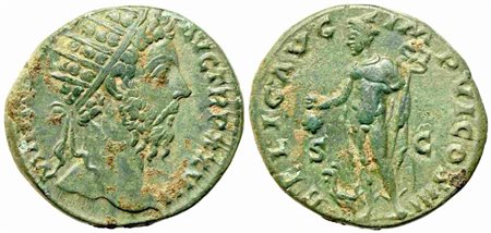 Marcus Aurelius (161-180), Dupondius, Rome, AD 172-173; Æ (g 8,24; mm 24)