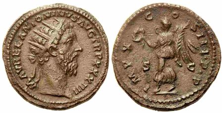 Marcus Aurelius (161-180), Dupondius, Rome c. AD 179-180. Æ (g 13,65; mm 25,7)