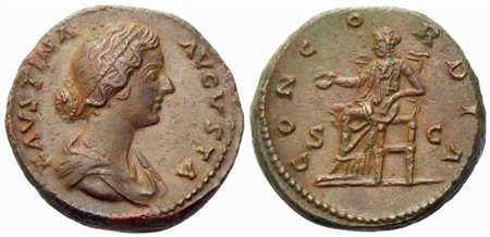 Faustina II, As struck under Marcus Aurelius, Rome, c. AD 161-164; Æ (g 11,74; mm 25)