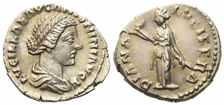 Lucilla, Denarius struck under Marcus Aurelius and Lucius Verus, Rome, AD 161-162; AR (g 3,63; mm 18,6)