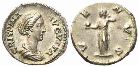 Crispina, Denarius struck under Commodus, Rome, AD 178-182; AR (g 3,11; mm 18,3)