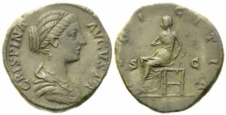 Crispina, Sestertius struck under Commodus, Rome, c. AD 178-191; Æ (g 20,88; mm 29)