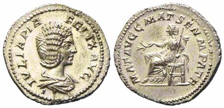 Julia Domna, Denarius struck under Caracalla, Rome, AD 211-217; AR (g 3; mm 20)