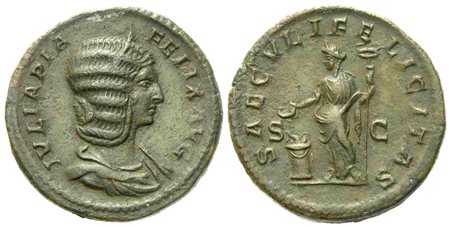 Julia Domna, Dupondius struck under Caracalla, Rome, c. AD 211-217; Æ (g 13,90; mm 25)