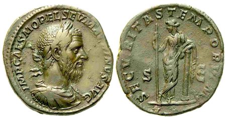 Macrinus (217-218), Sestertius, Rome, AD 218; Æ (g 21,56; mm 30)