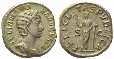 Julia Mamaea, Sestertius struck under Severus Alexander, Rome, AD 222-235; Æ (g 21,10; mm 31)