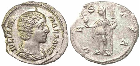 Julia Mamaea, Denarius struck under Severus Alexander, Rome, AD 226; AR (g 2,67; mm 9,9)