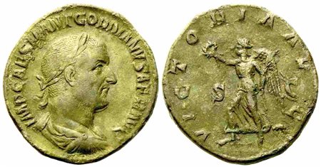 Gordian I (238), Sestertius, Rome, March-April AD 238; Æ (g 17,04; mm 30)