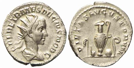 Herennius Etruscus Caesar, Antoninianus struck under Trajan Decius, Rome, AD 250-251; AR (g 3,90; mm 21,5)