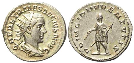 Herennius Etruscus Caesar, Antoninianus struck under Trajan Decius, Rome, AD 250-251; AR (g 4,70; mm 22)