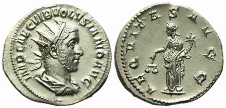 Volusianus (251-253), Antoninianus, Rome, AD 253; AR (g 3,32; mm 22)