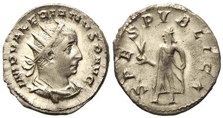 Valerian I (253-260), Antoninianus, Mediolanum, AD 257; AR (g 3,75; mm 21,25)