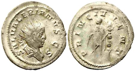 Saloninus Caesar, Antoninianus struck under Gallienus, Lugdunum, AD 256; AR (g 3,65; mm 24,2)