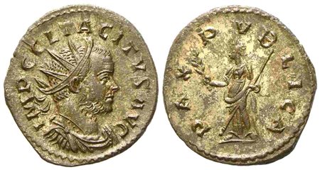 Tacitus (275-276), Antoninianus, Lugdunum, undated; Æ silvered (g 3,75; mm 21,9)