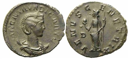 Magnia Urbica, Antoninianus struck under Carinus, Lugdunum, AD 284; BI (g 3,85; mm 22)