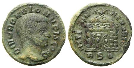 Divus Romulus, Half Follis struck under Maxentius, Rome, c. AD 310; Æ (g 2,42; mm 16)