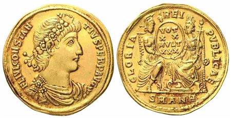 Constantius II (337-361), Solidus, Antiochia, AD 347-355; AV (g 4,48; mm 21)