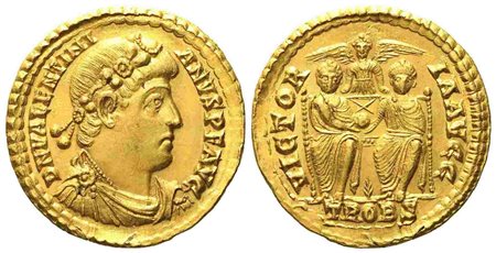 Valentinian I (364-375), Solidus, Treveri, AD 367-375; AV (g 4,47; mm 20)