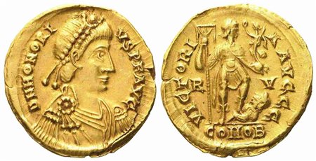 Honorius (393-423), Solidus, Ravenna, AD 402-406; AV (g 4,46; mm 20)