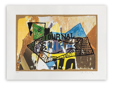 MIMMO ROTELLA (1918-2006) - Senza Titolo