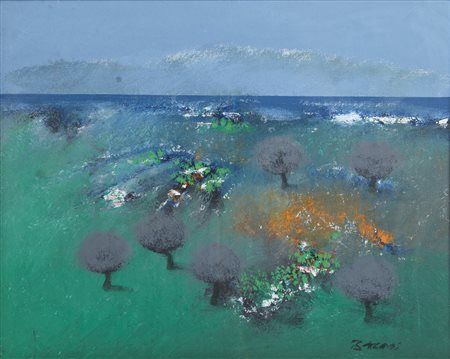 BACOSI MANLIO (1921 - 1998) - PAESAGGIO.