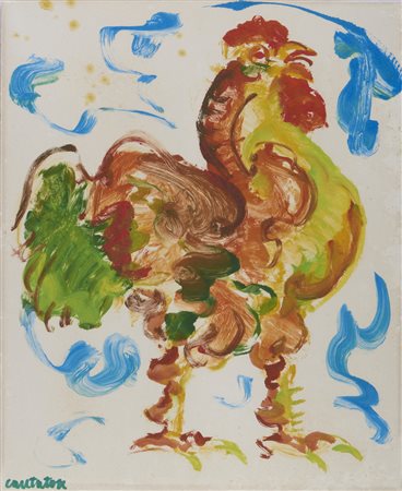 CANTATORE  DOMENICO (1906 - 1998) - IL GALLO, 1983.