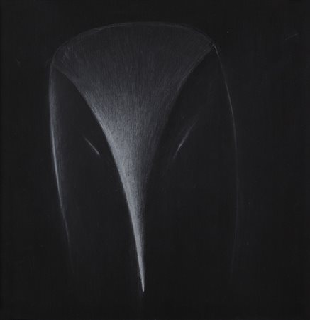 GINO DE DOMINICIS (1947-1998) Senza titolo (Mutaforma nero) 1992tempera e...