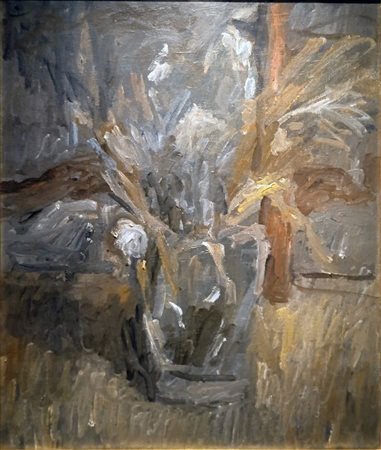 MARIO MARCUCCI (1910-1992) "Vaso di fiori". Olio su tela. Cm 58x49. Opera...