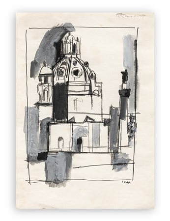 ANTONIO SCORDIA (1918-1988) - Santa Maria di Loreto